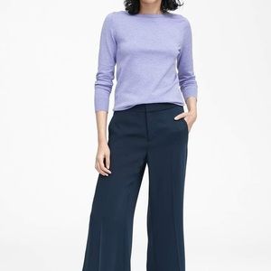 Banana Republic Lilac Crew Boatneck Sweater